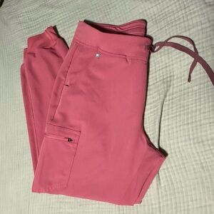 Figs, Zamora Jogger Scrub Pants, Desert Rose, Large